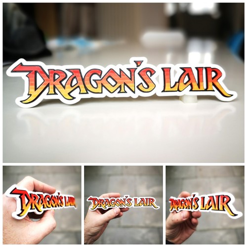 Dragon's Lair Logo 3D / Pantalla de estante / Imán de nevera - Coleccionable para juegos - Imagen 1 de 7