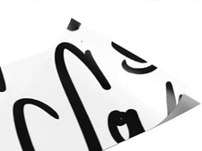 Rwraps Graffiti Monochrome Tag Matte Vinyl Film Wrap 59in x 26ft Vinyl Vehicle