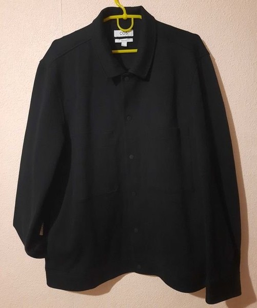 Women Cos Jacket Black Cotton