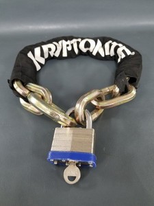 Kryptonite 30" Locking Chain w/ Aftermarket Lock & Key
