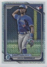 2024 Bowman Chrome Prospects Mega Box Mojo Refractor Arjun Nimmala #BCP-199 1g37