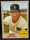 VINTAGE 1968 Topps #40 DENNY McLAIN Detroit Tigers **L@@K **