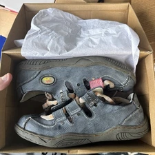 TMA Eyes Women's Leather Hand Stitching Patchwork Shoes Lace-Up Sz 8 / 39 NEW