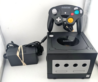 Nintendo GameCube mit offiziellem Controller - Schwarz