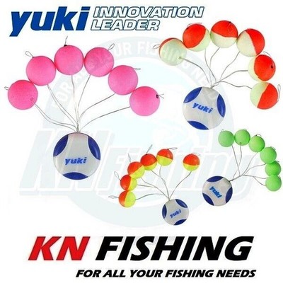 YUKI ROUND FLOATING Perlen Attraktoren Meeresangeln Rig Herstellung Zubehör...