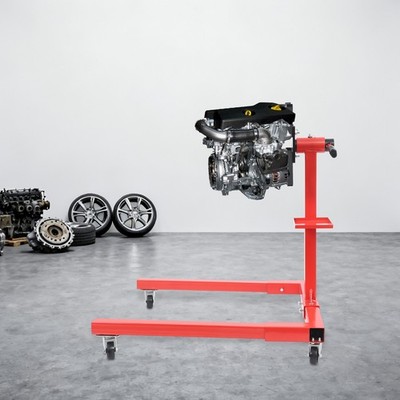 1250 LBS Folding Engine Stand Vehicle Engine Block Stand 360 Degree Head