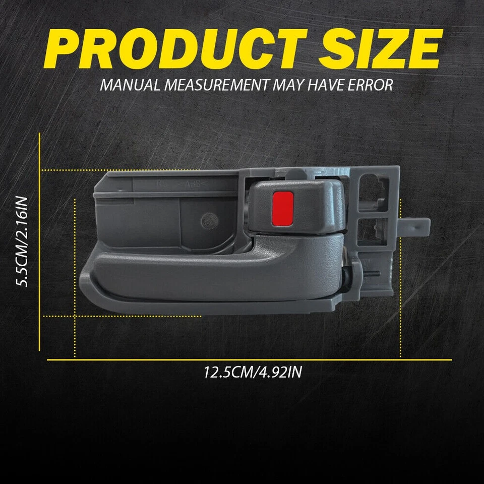 Manija interior de la puerta delantera trasera derecha para Toyota Corolla Matrix 2003-2008 Foto 2 de 4