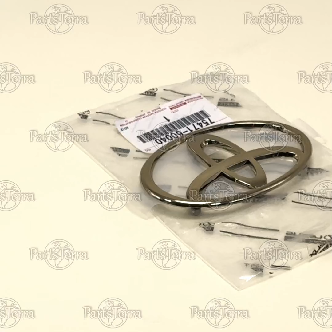 1998-2007 Toyota Land Cruiser Rear Body Gold Logo Emblem