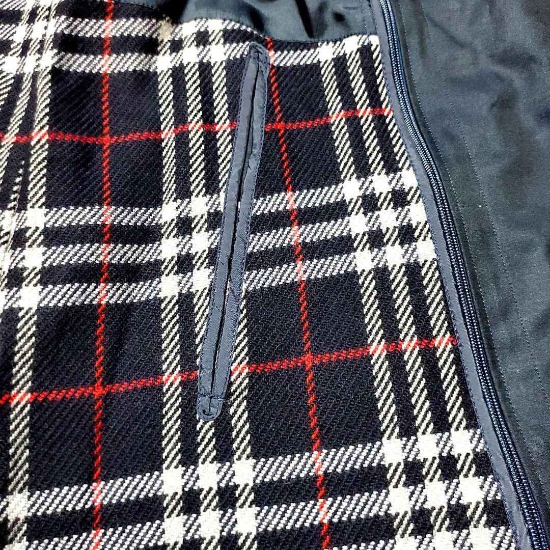 Burberry Trench Coat Nova Check Pattern Embroidered Logo Black Size M For Men thumbnail 22