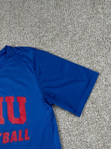 SMU Mustangs Basketball Shirt Mens Small Blue Dri Fit Team Player Issued NCAA - Picture 3 of 9