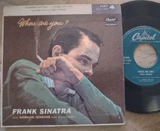 FRANK SINATRA WhereAreYou ?  (Part 4) EAP4-85 VG ViNyL 45rpm    **FReeSHIPPING*