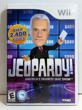Jeopardy - Nintendo Wii - Manual Included Tested And Works Free Shipping