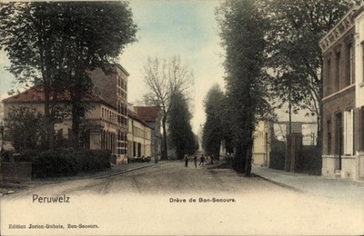 Ak Péruwelz Wallonien Hennegau, Straße Drève de Bon-Secours,... - 4806888