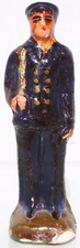 FRANCE TERRECOTTE ARGILE NAVAL OFFICER EX