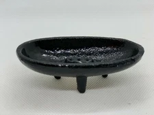 Cast Iron Incense Burner, 4" Long Cast Iron Canoe Smudge Pot, Incense Stick