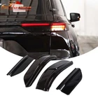 Smoked Black Rear Tail Light Lamp Guard Cover Trim for Jeep Grand Cherokee 2021+