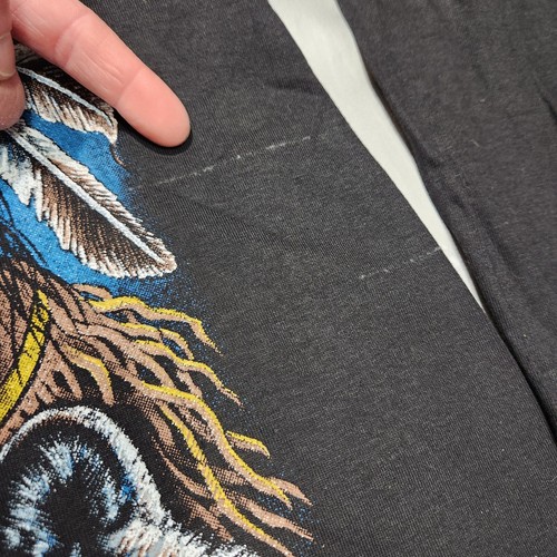 Vintage Native American Shirt Men M Nature Indian Southwestern Aztec Hard Rock - Picture 3 of 6