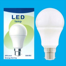 8x 7W Dimmable LED Frosted G60 Globe Light Bulb 4000K BC B22 Bayonet Cap Lamp