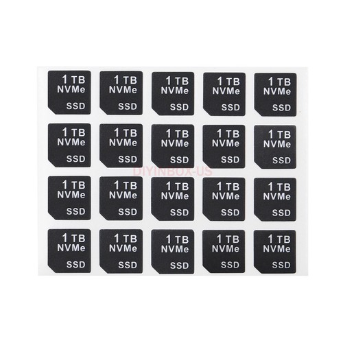 Lot of 40 Capacity Sticker Labels for DELL G14 G15 DXD9H X7K8W HDD Tray Stickers - Picture 41 of 189