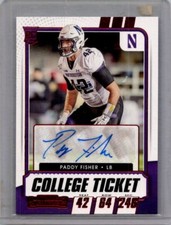 2021 Panini Contenders Draft Picks #178 Paddy Fisher Red