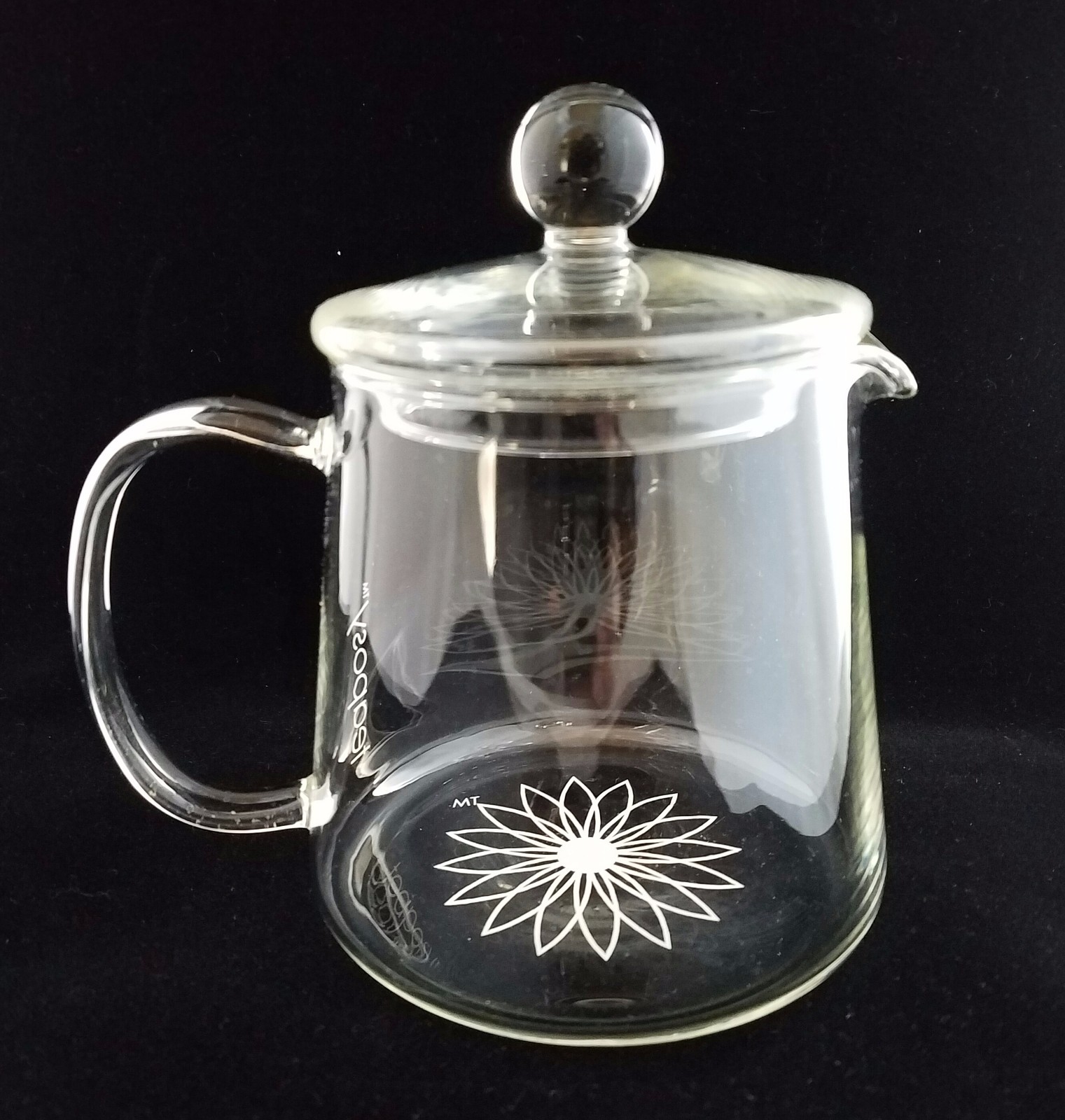 TeaPosy Pot L'amour Tea Posy w Glass Top, ( No Filter) eBay