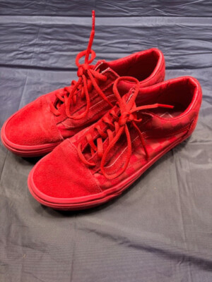 Vans Red Off the wall mens size womens size shoes 721356