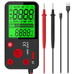 BSIDE Voltmètre universel électrique multimètre numérique AC DC 600V