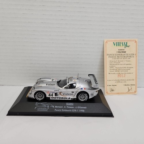 Onyx 1/43 Panoz Esperante GTR-1 #44 24hr Le Mans 1998 Bernard Tinseau O'Connell - Picture 3 of 13