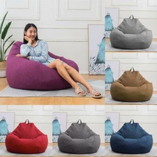 Bean Bag Chair Sofa Cover Lazy Lounger Comfy Cover Indoor Outdoor for Kids Adult