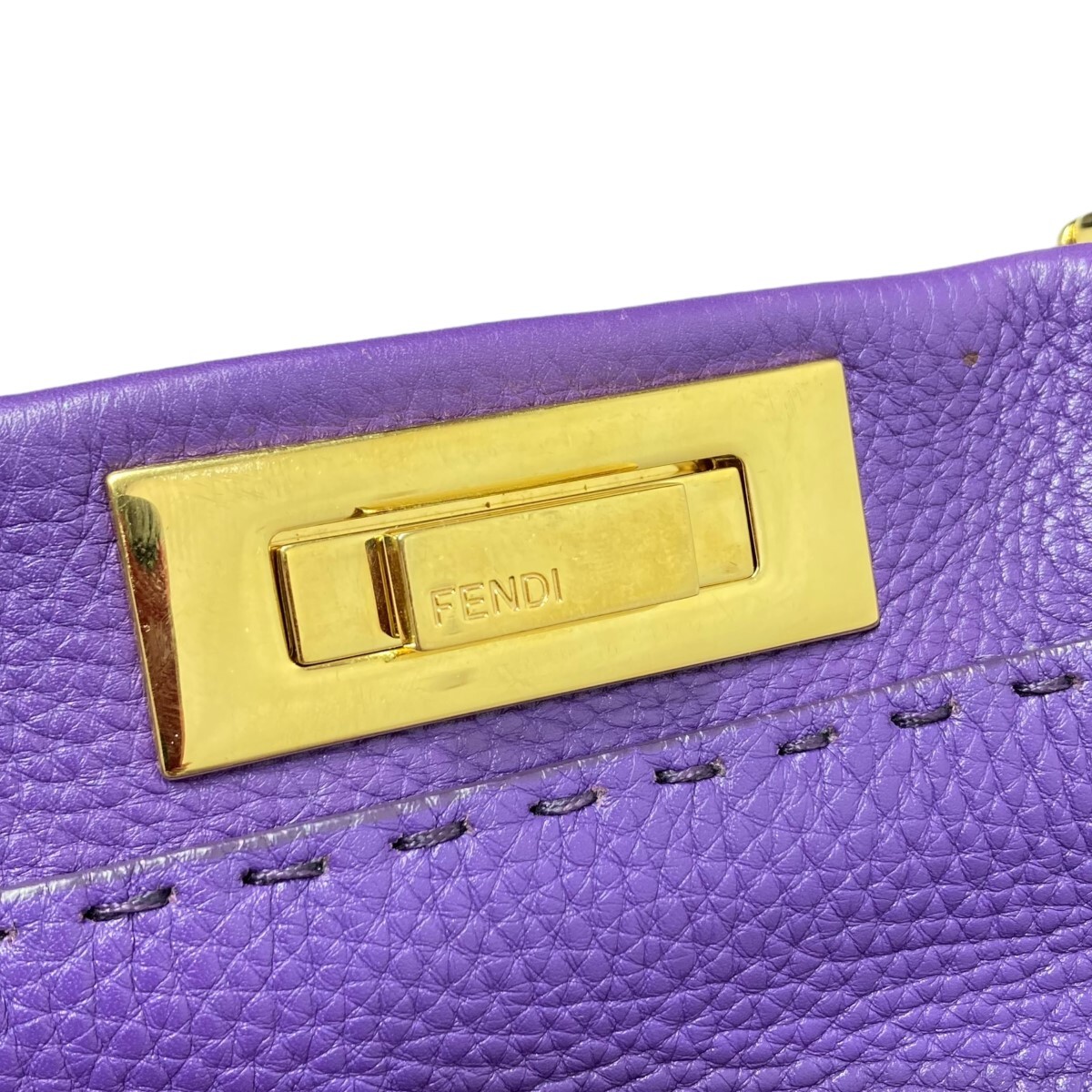 Fendi Selleria Peekaboo Name Engraved 2Way Shoulder Bag Fendi Selleria Peekaboo Name Engraved 2Way Shoulder Bag