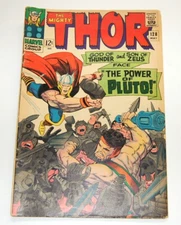 The Mighty Thor Marvel Comic Group #128 May 1966 “The Power of Pluto”  Zeus C174
