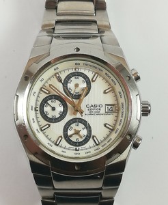 casio chronograph watch wr100m