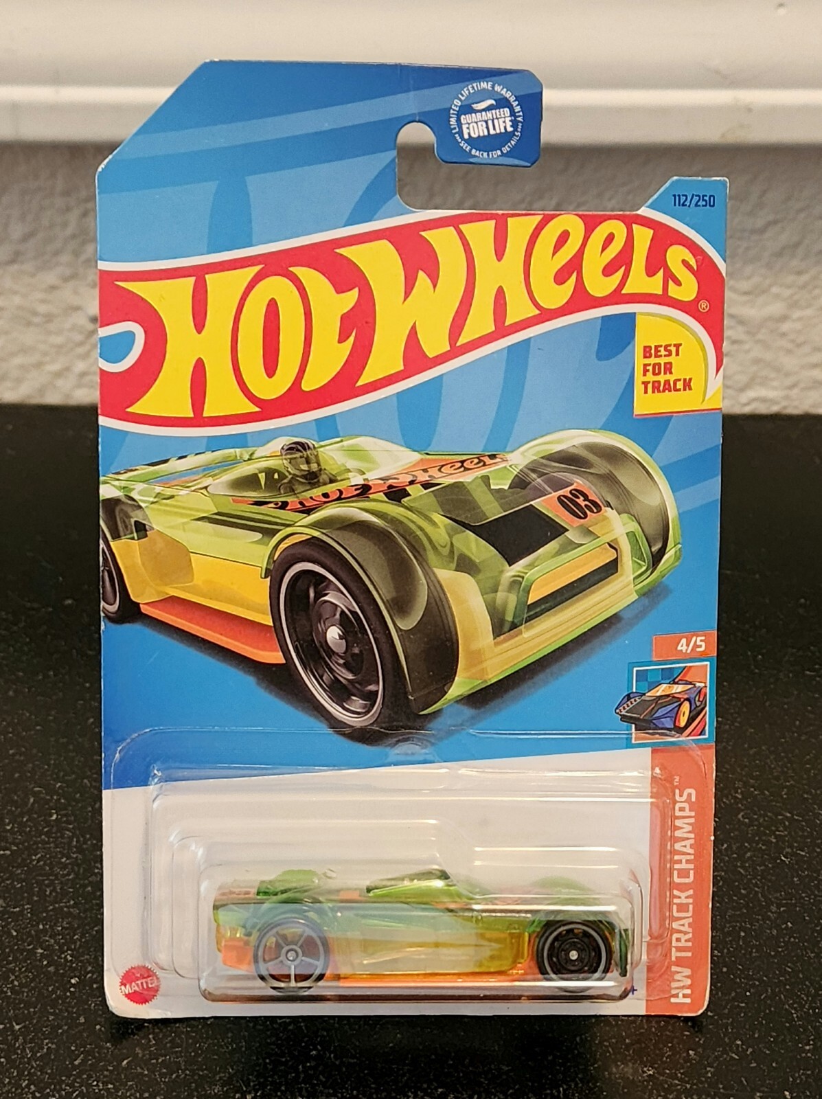 2023 Hot Wheels Mach it Go #4 Track Champs Series MOC