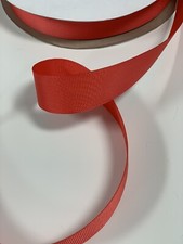 7/8 Coral Grosgrain Ribbon - 5 Yards