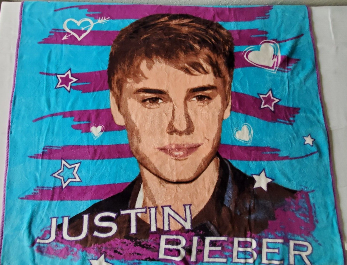 ジャスティンビーバー　ブランケット Justin Bieber Plush Throw Blanket 50