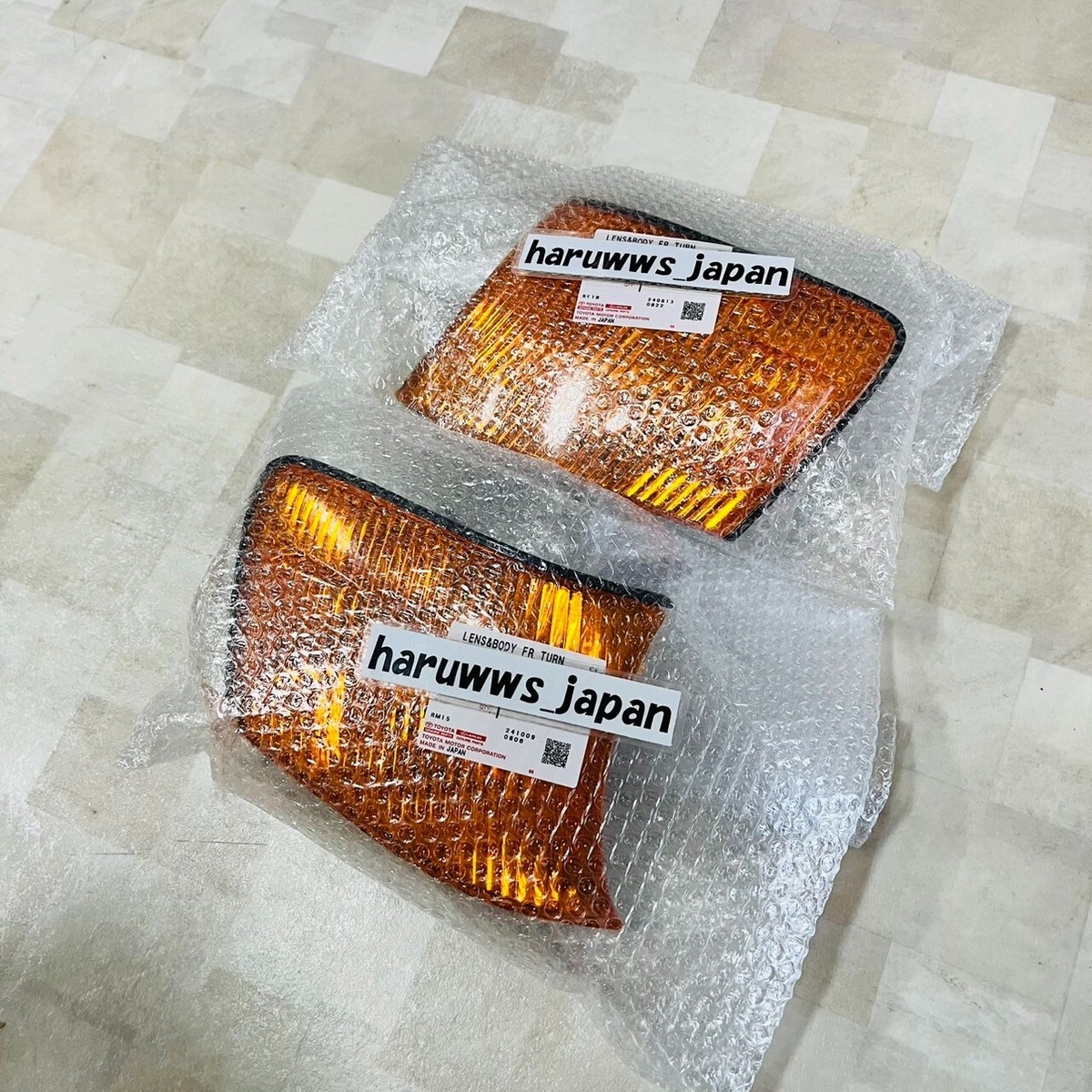 CH-R (ゲートレンズ) OEM Toyota Chaser JZX100 Front Turn Signal Lamp Lens RH LH Set