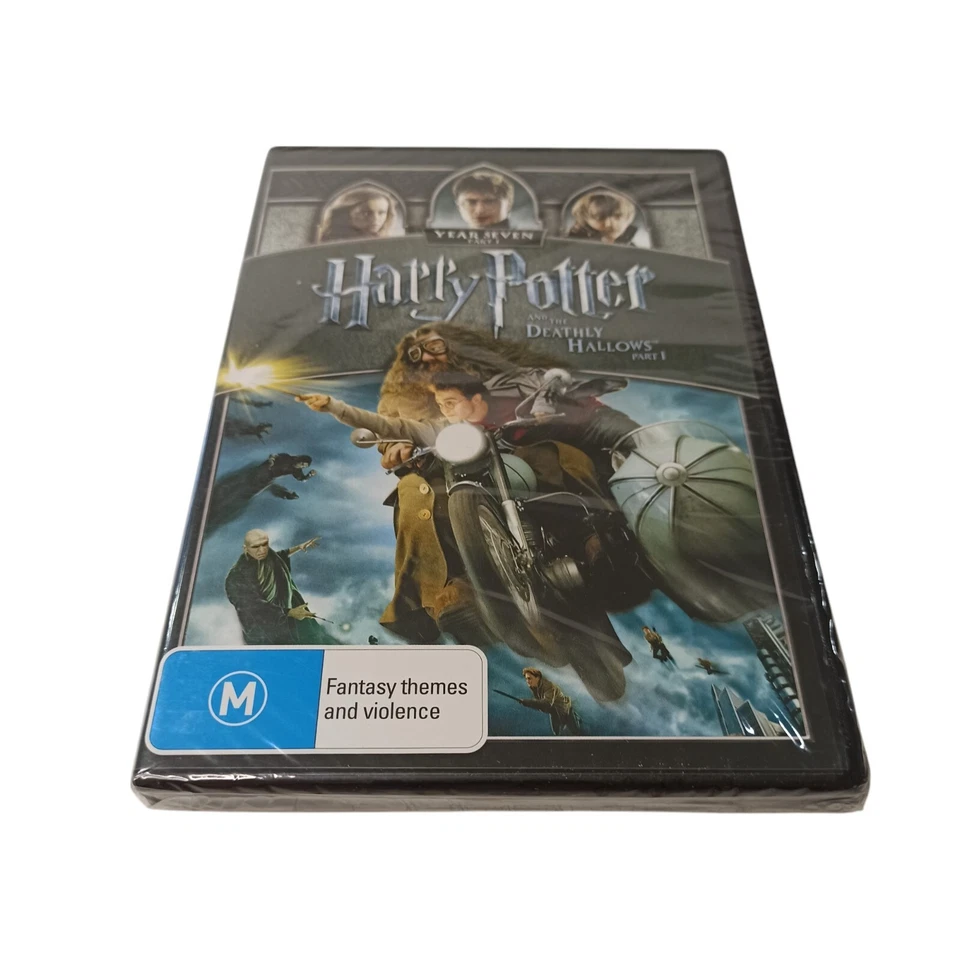 Harry Potter & The Deadly Hallows Part 1 2 DVD Hogwarts Magic Wizards R4 New - Image 3 of 4