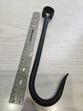 Rare Late 19th Century Civil War Era Kettle Mover Hand Wrought Iron Early Work