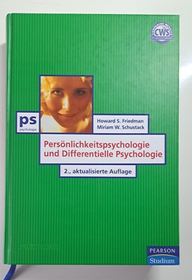 Persönlichkeitspsychologie und Differentielle Psychologie/Howard S. Friedman/#5