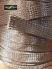 Stainless Steel FLAT Braid Sleeving 304 - 3/4" - length 10 FT USA MADE