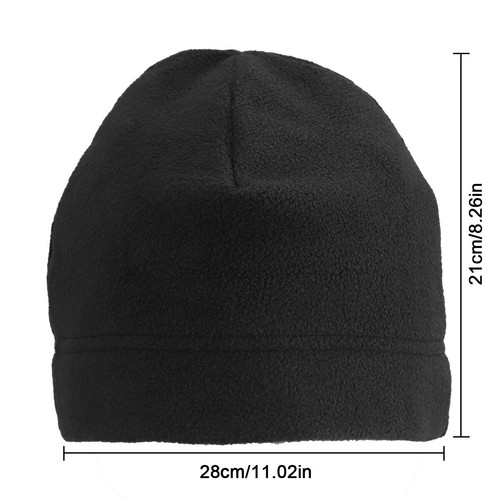 Guantes térmicos unisex sin dedos gorro polar sombrero kit cálido ciclismo al aire libre - Imagen 8 de 17