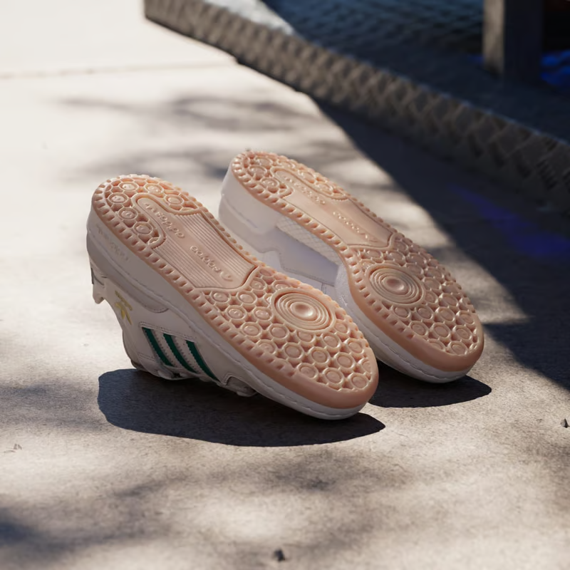 Adidas Basketball Los Angeles - White / Active Green / Sandy Pink