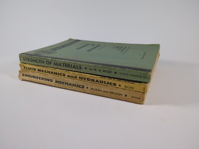 VTG Lot of 3 Schaum s Outline Series:  Theory and Problems Engineering Bks PB