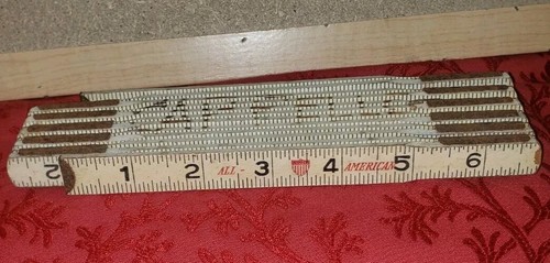 Vintage All-American Extending Wooden Ruler Pre-owned | eBay