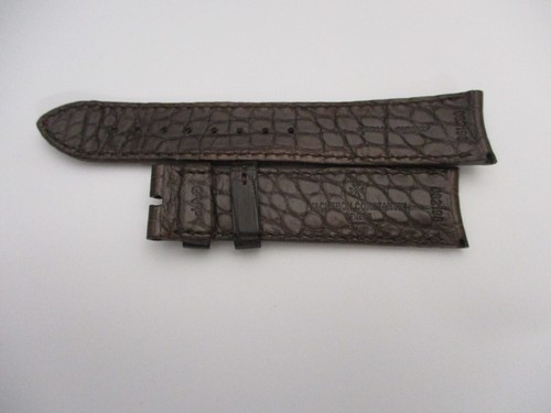 VACHERON CONSTANTIN 20mm x 18mm Brown Leather Watch Strap Band Pair 082198 GVF - Picture 2 of 14