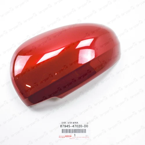 New Genuine Toyota 10-15 Prius Prius V Driver Side Mirror Cover Red Pearl 3R3