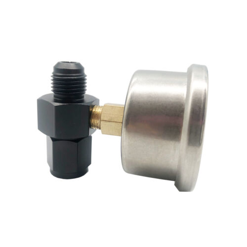 Liquid 0-15psi Fuel Pressure Gauge Regulator Gauge 1/8" NPT W/ 6AN Adapter - Picture 9 of 14