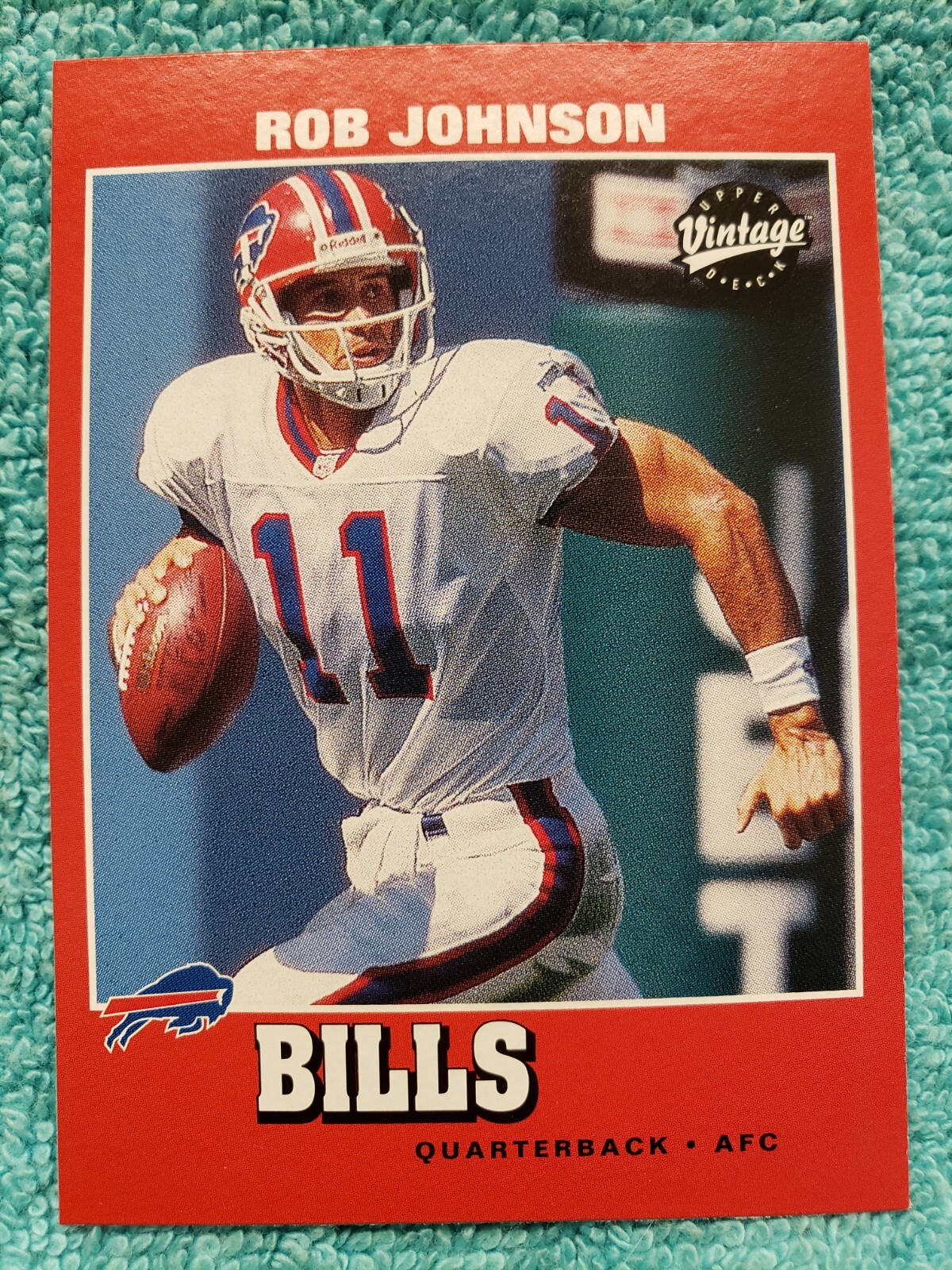 2001 UPPER DECK VINTAGE ROB JOHNSON #17 BUFFALO BILLS