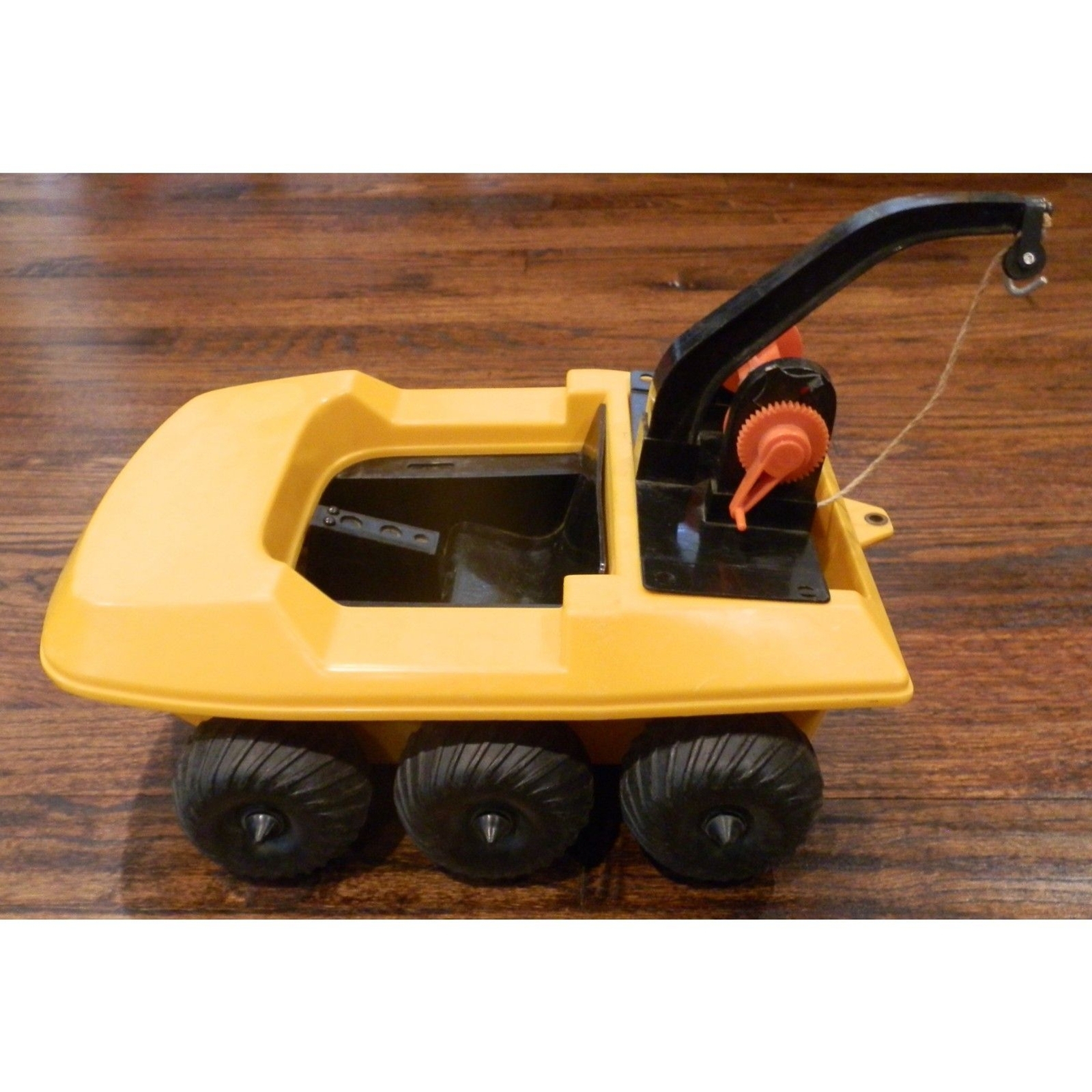 Vintage Hasbro GI Joe Adventure Mummy's Tomb Yellow ATV Crane Vehicle Toy READ