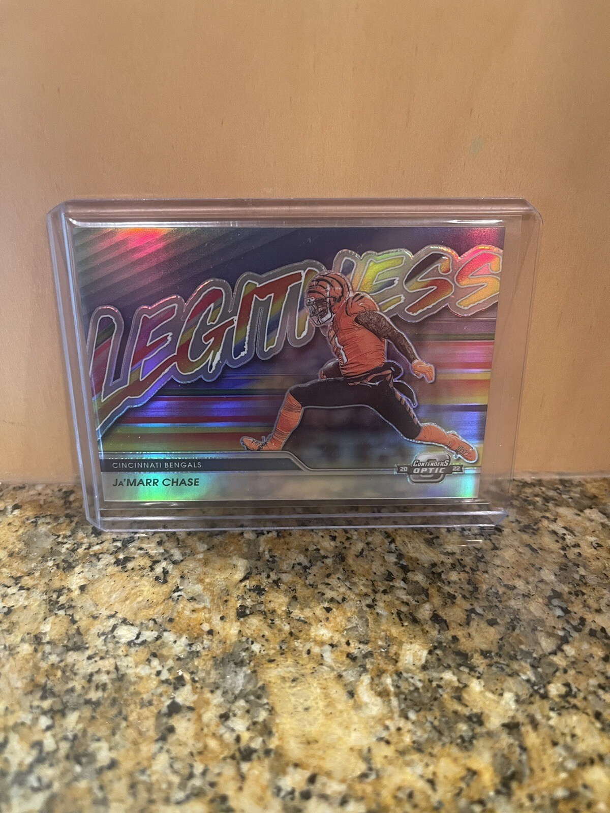 2022 Ja'Marr Chase Panini Contenders Optic LEGITNESS #L-10 Bengals Case Hit SP